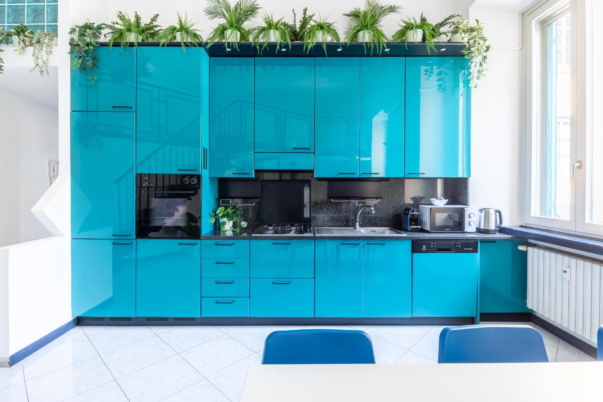 Blue Loft In The Heart Of Milan, Next To Metro Station Appartement